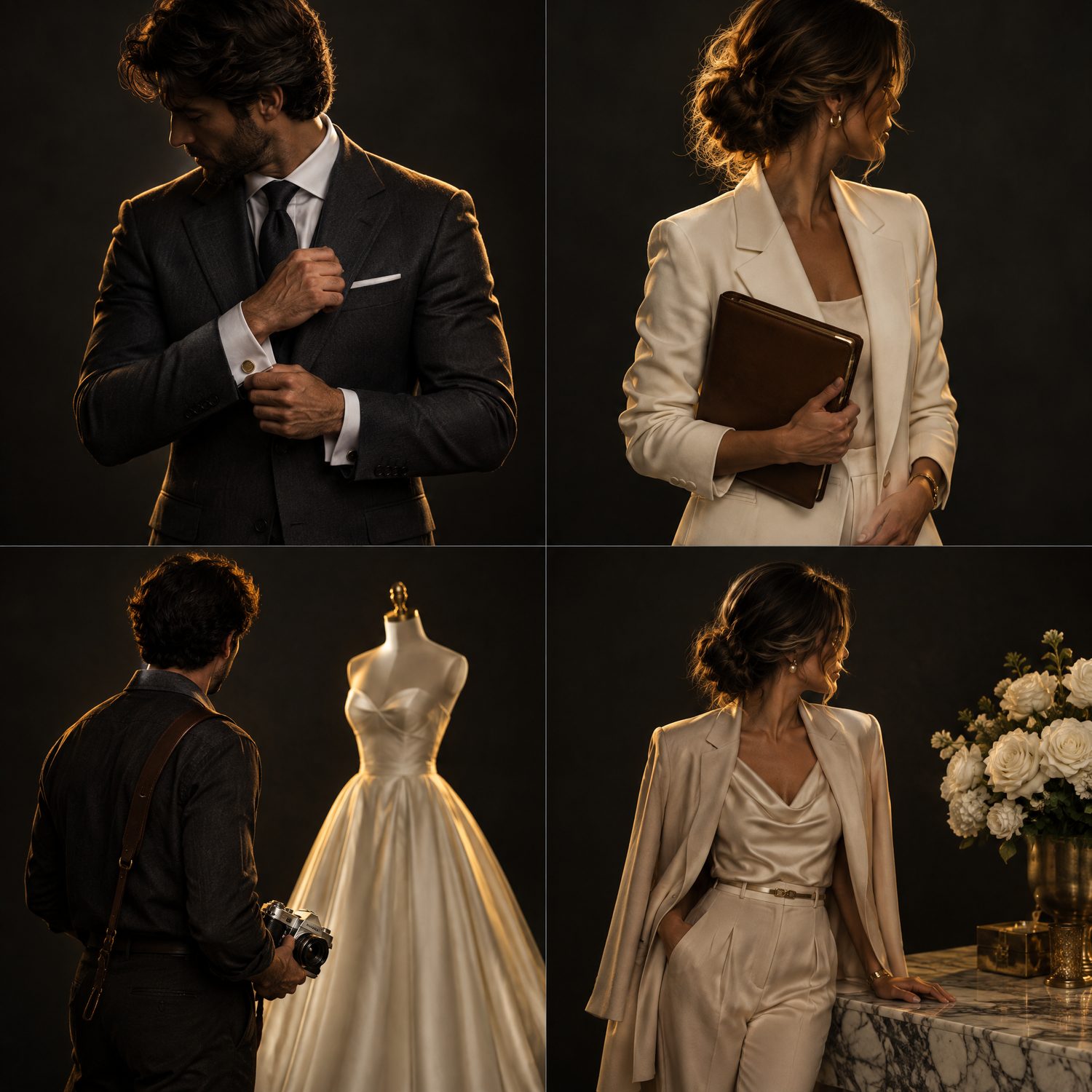 Wedding industry entrepreneurs, event directors and bridal professionals